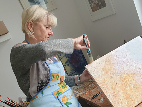 Sabine Leipold Kunst Kurse Regensburg Acryl Workshop