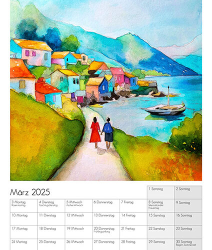 Kunstkalender 2025 Sabine Leipold