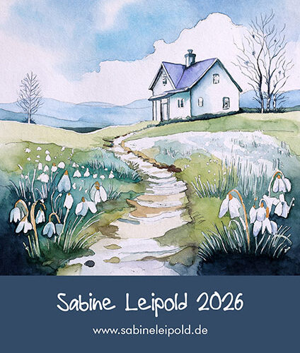 Kunstkalender Aquarell Sabine Leipold 2026