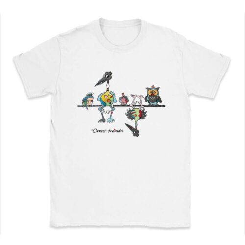 Lustiges Damen T-Shirt von Crazy-Animals "Schräge Vögel"